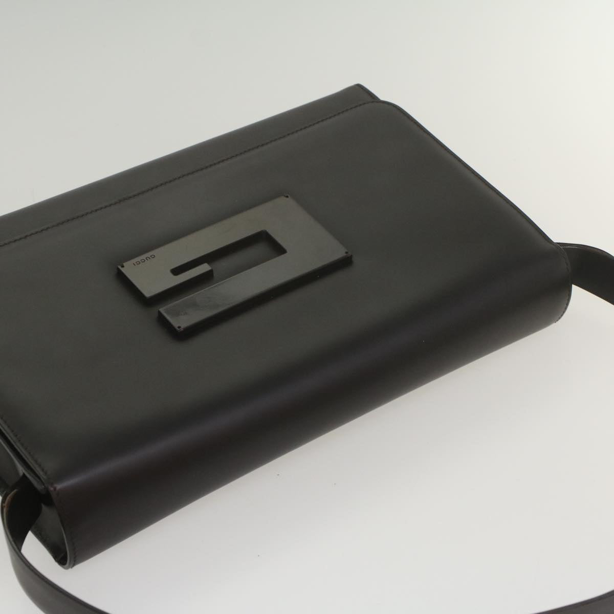 GUCCI Shoulder Bag Leather Black 001 3064 ep1938