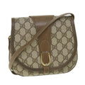GUCCI GG Supreme Shoulder Bag PVC Leather Beige ep1940