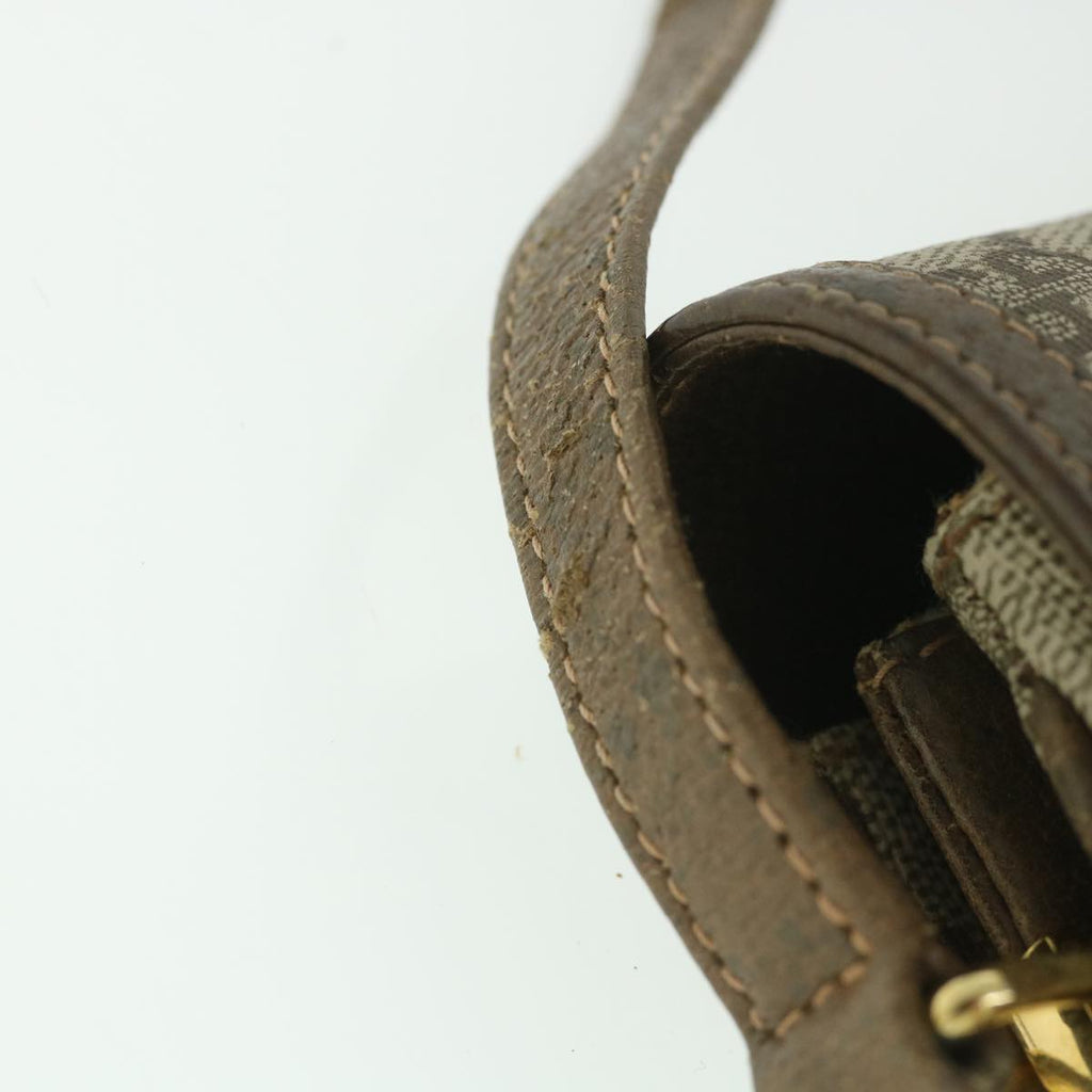 GUCCI GG Supreme Shoulder Bag PVC Leather Beige ep1940
