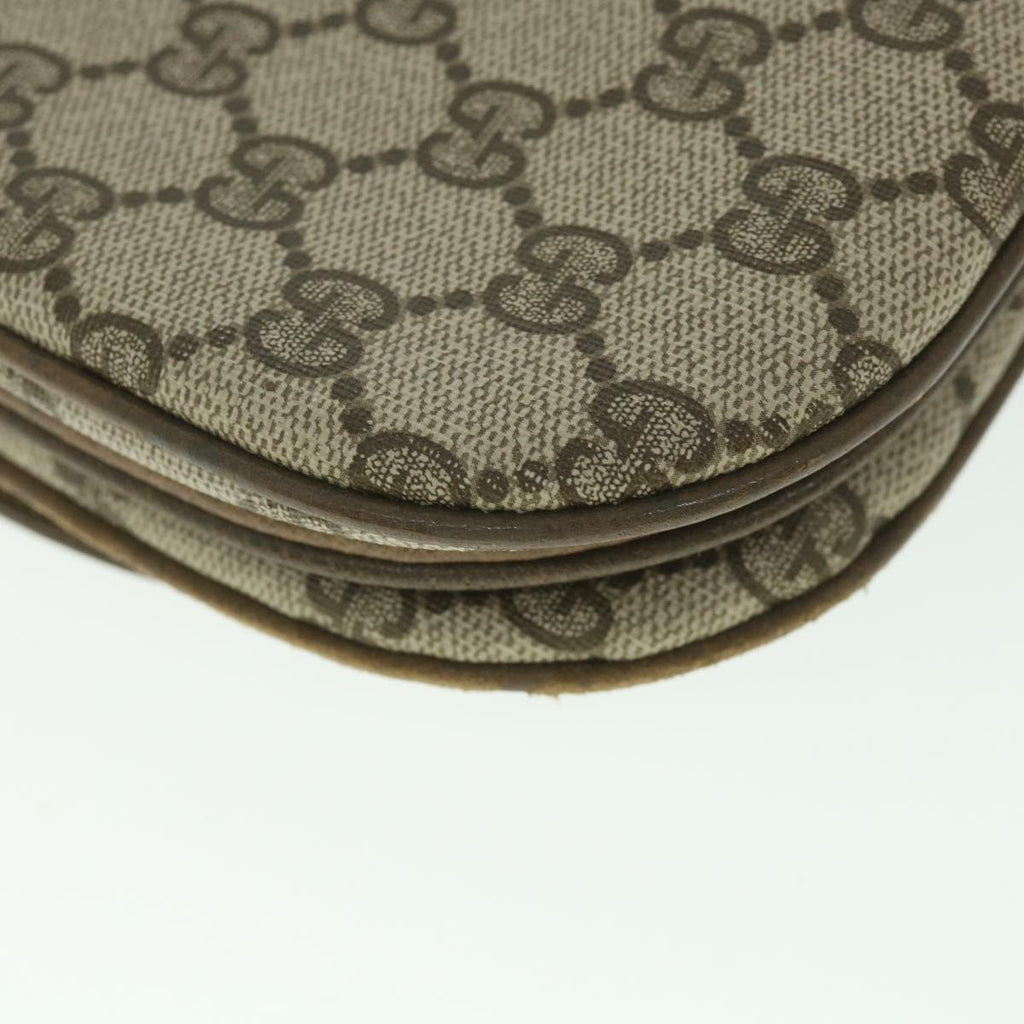 GUCCI GG Supreme Shoulder Bag PVC Leather Beige ep1940