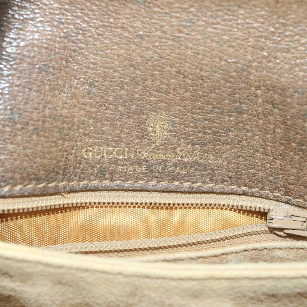 GUCCI GG Supreme Shoulder Bag PVC Leather Beige ep1940