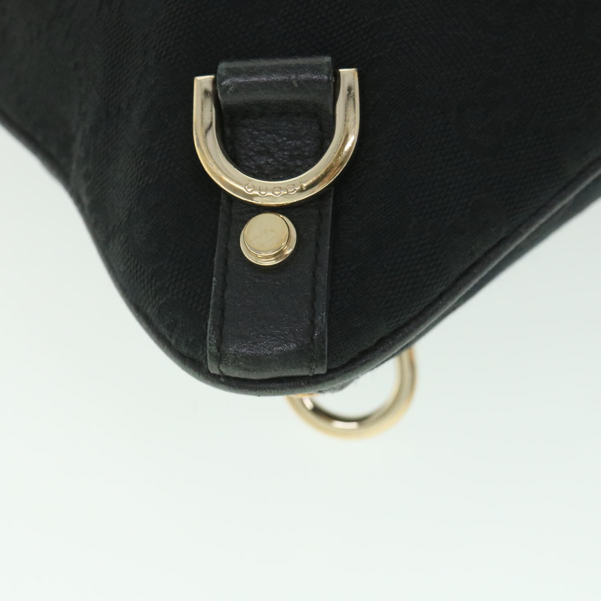 GUCCI GG Canvas Shoulder Bag Black 131326 ep1943