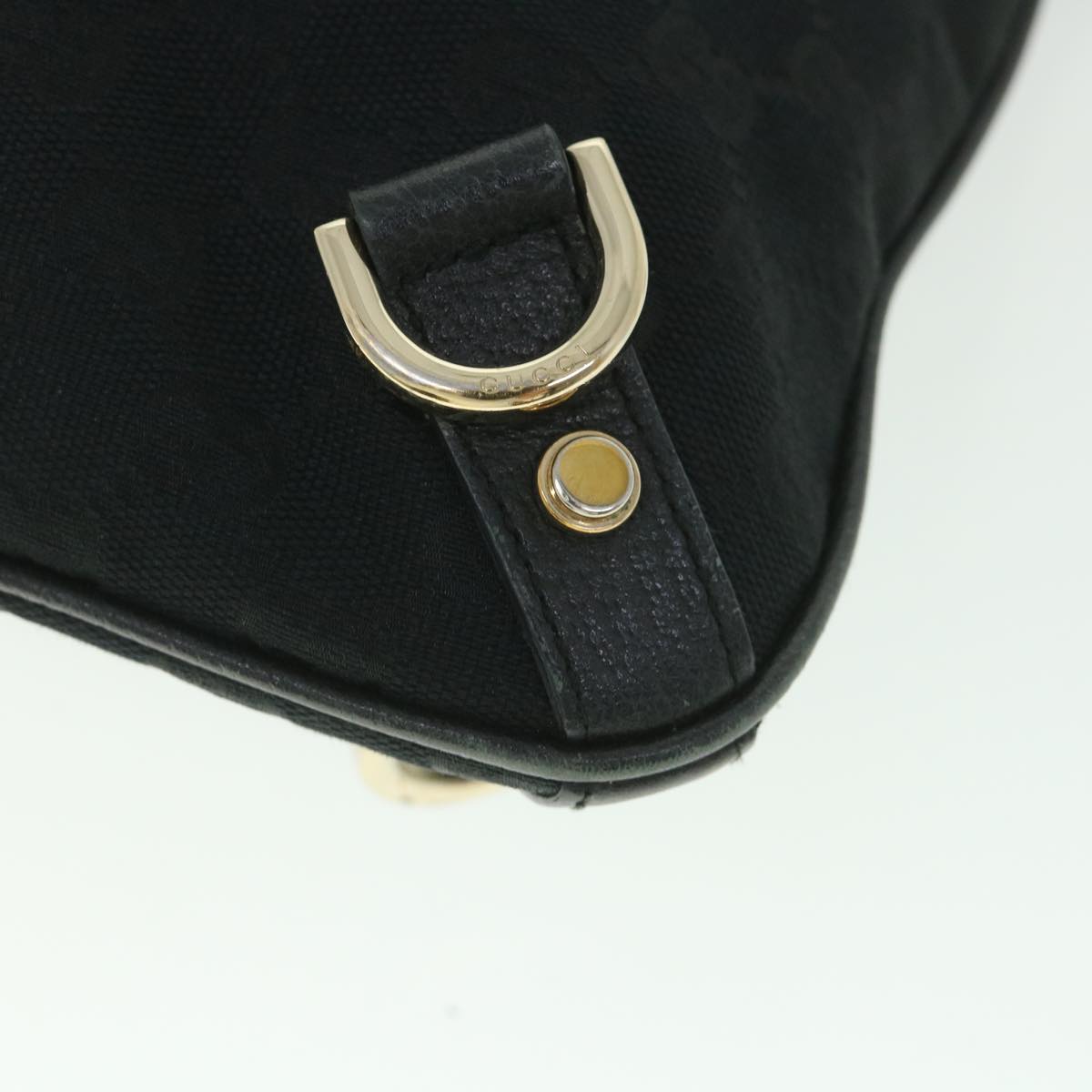 GUCCI GG Canvas Shoulder Bag Black 131326 ep1943
