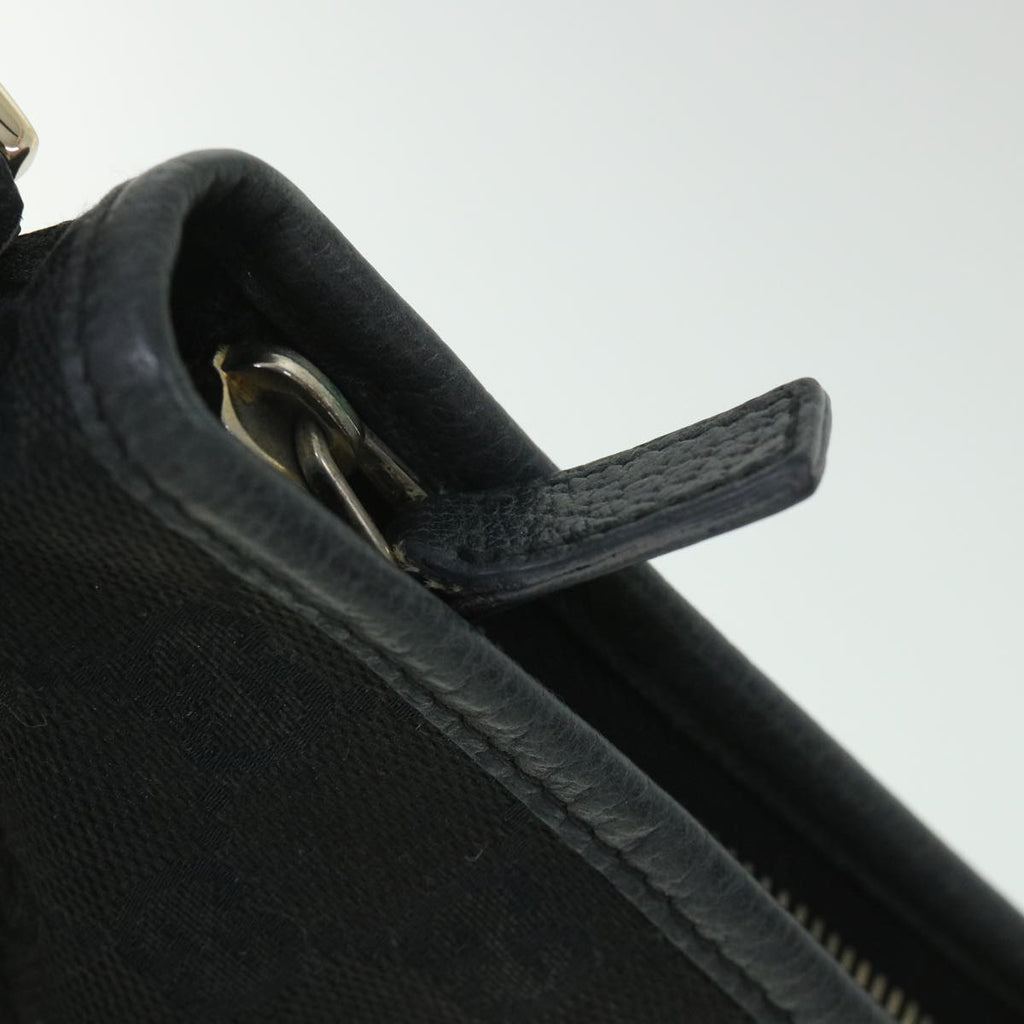 GUCCI GG Canvas Shoulder Bag Black 131326 ep1943