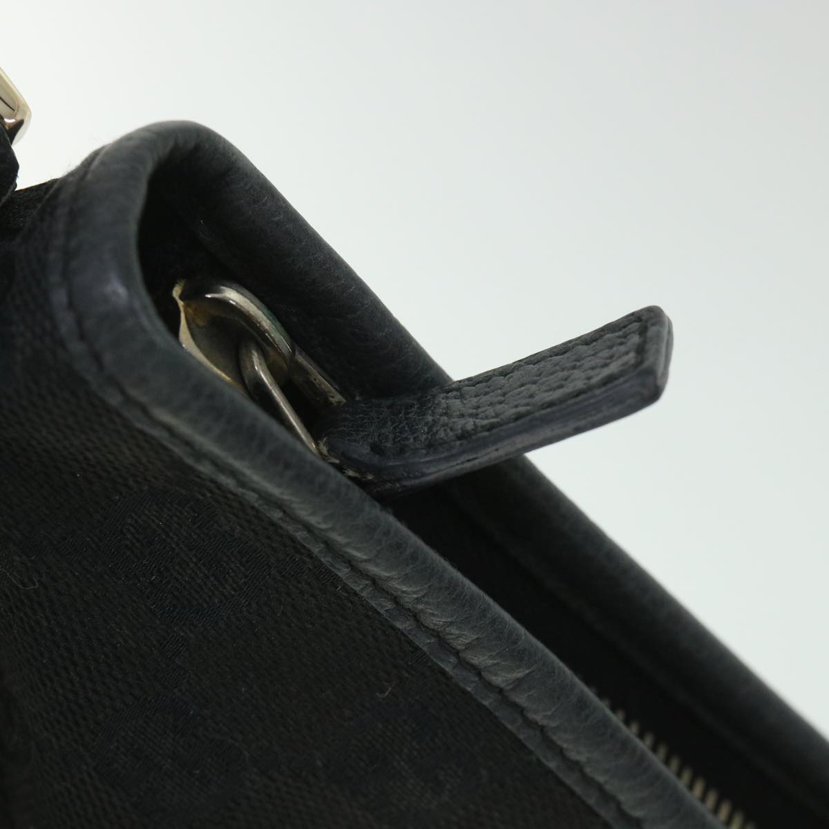 GUCCI GG Canvas Shoulder Bag Black 131326 ep1943