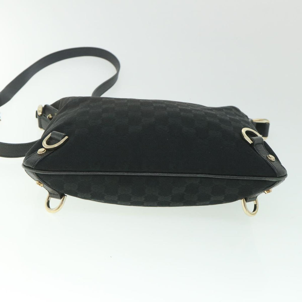 GUCCI GG Canvas Shoulder Bag Black 131326 ep1943