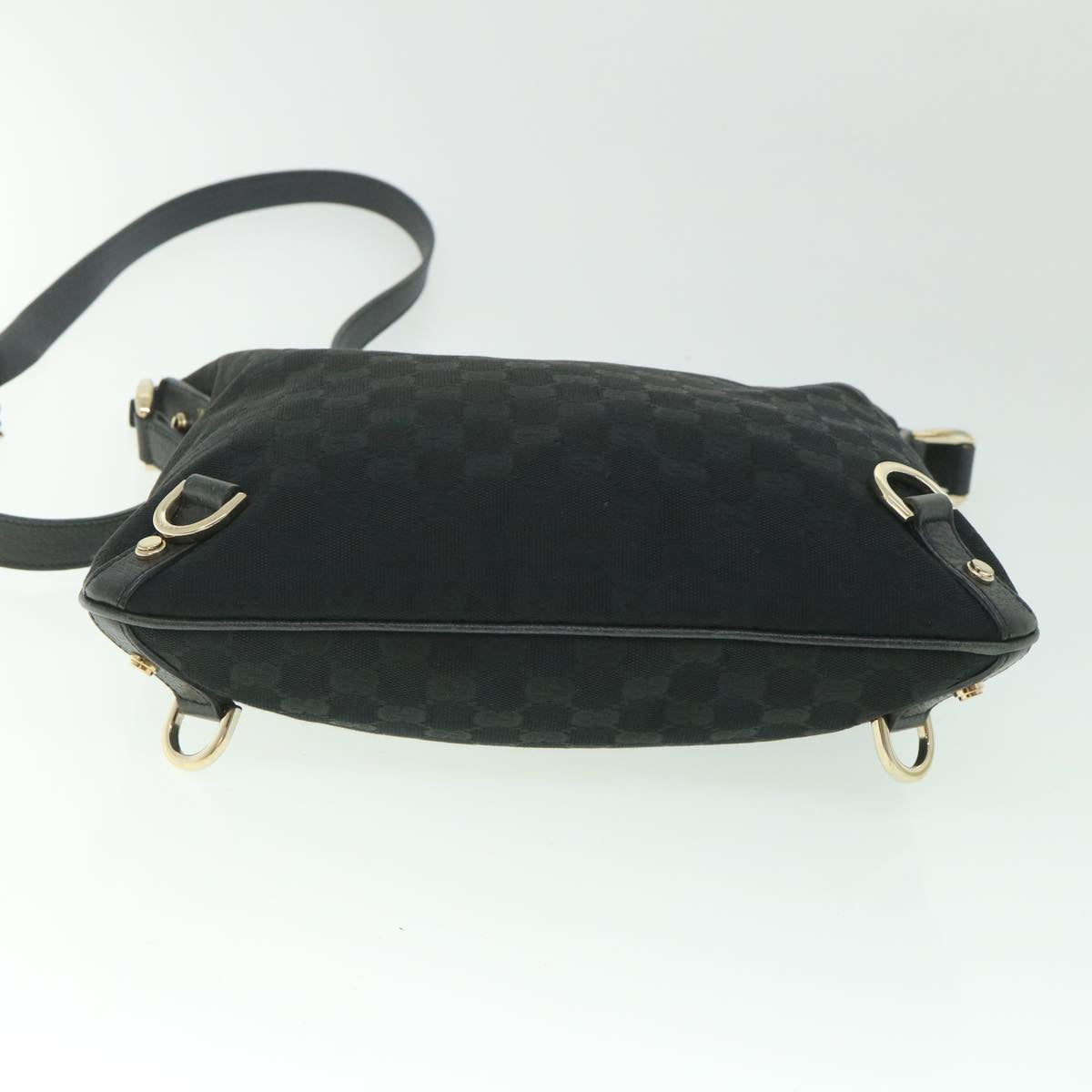 GUCCI GG Canvas Shoulder Bag Black 131326 ep1943