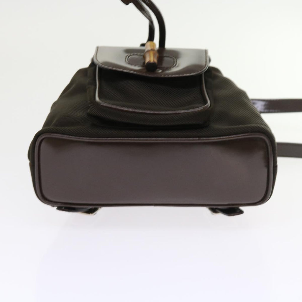 GUCCI Bamboo Backpack Canvas Brown 003 1998 0030 ep1946