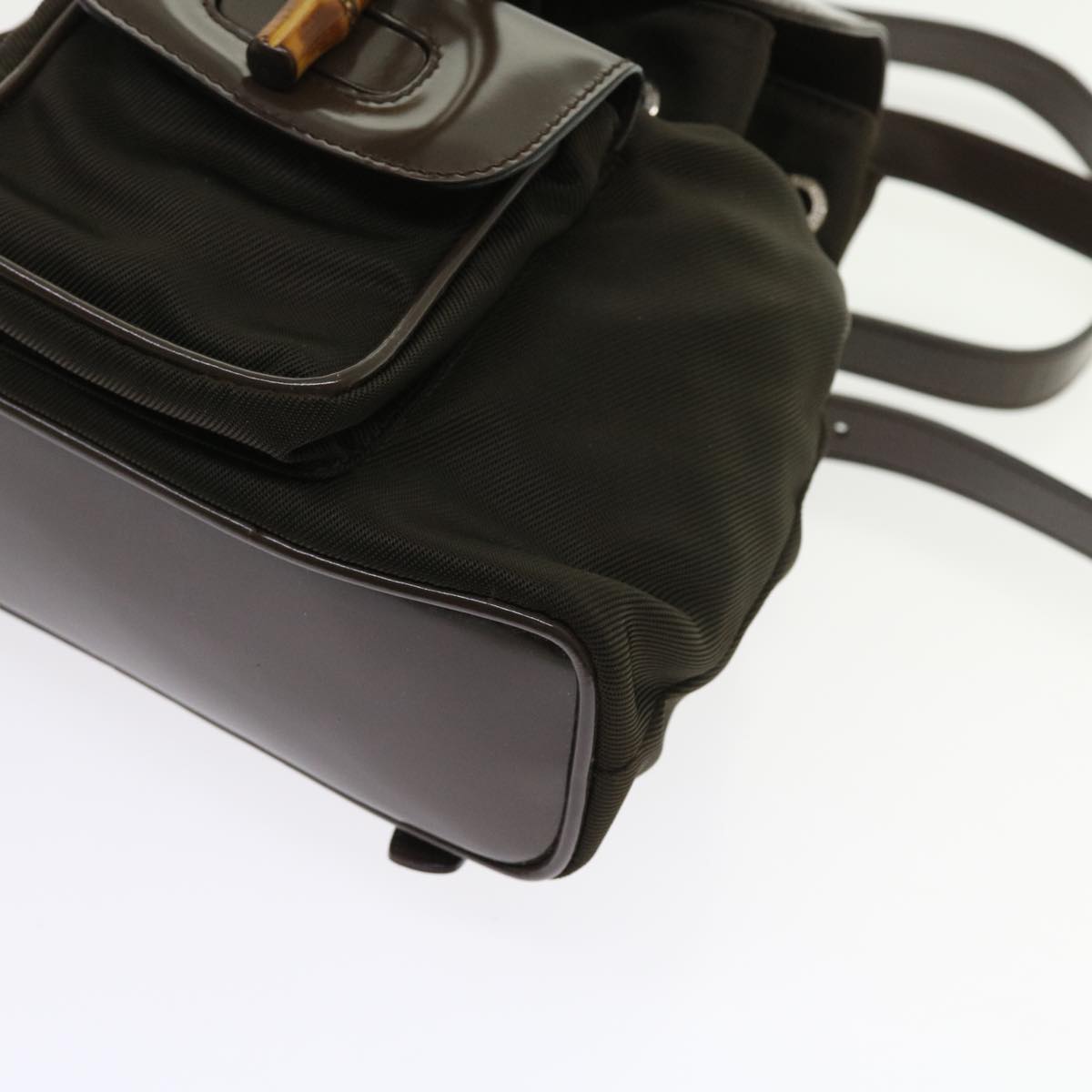 GUCCI Bamboo Backpack Canvas Brown 003 1998 0030 ep1946