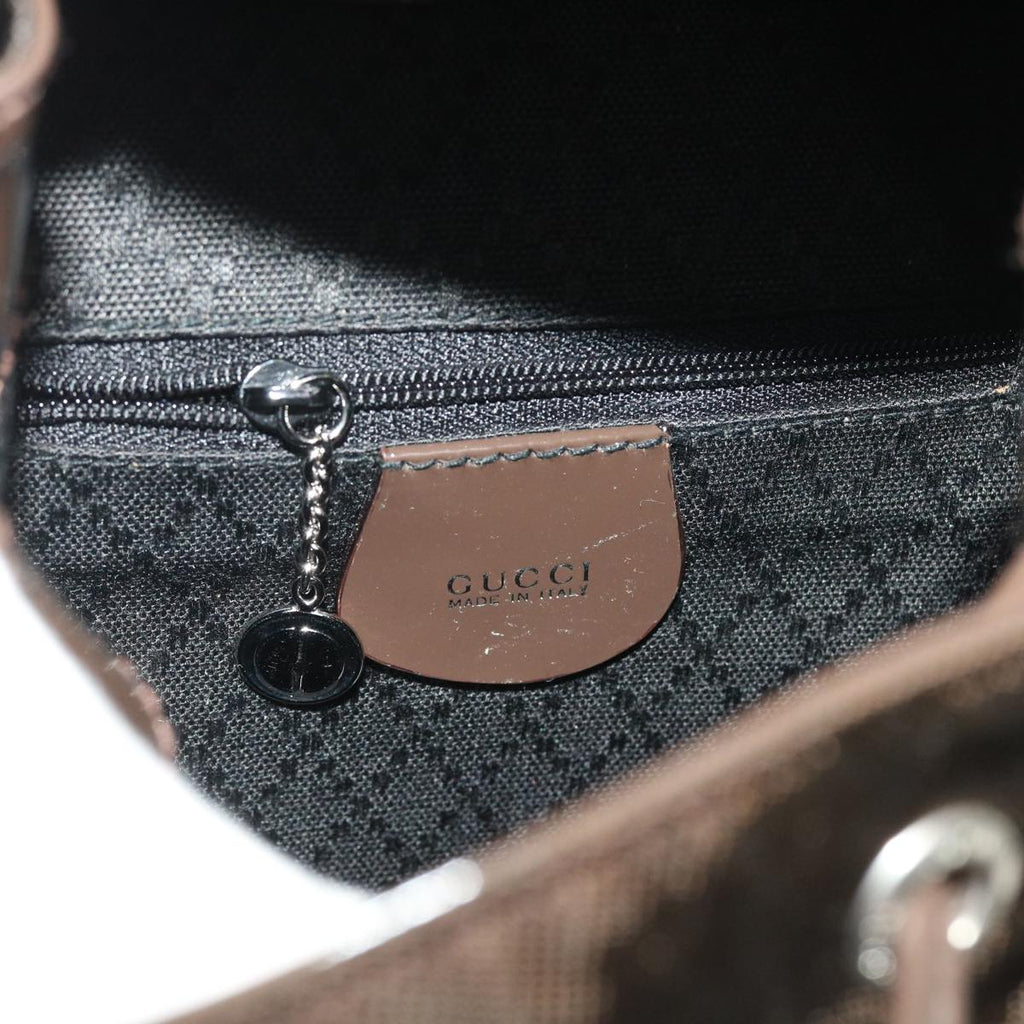 GUCCI Bamboo Backpack Canvas Brown 003 1998 0030 ep1946