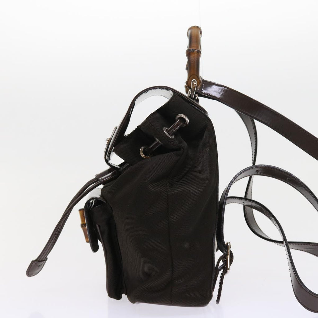 GUCCI Bamboo Backpack Canvas Brown 003 1998 0030 ep1946