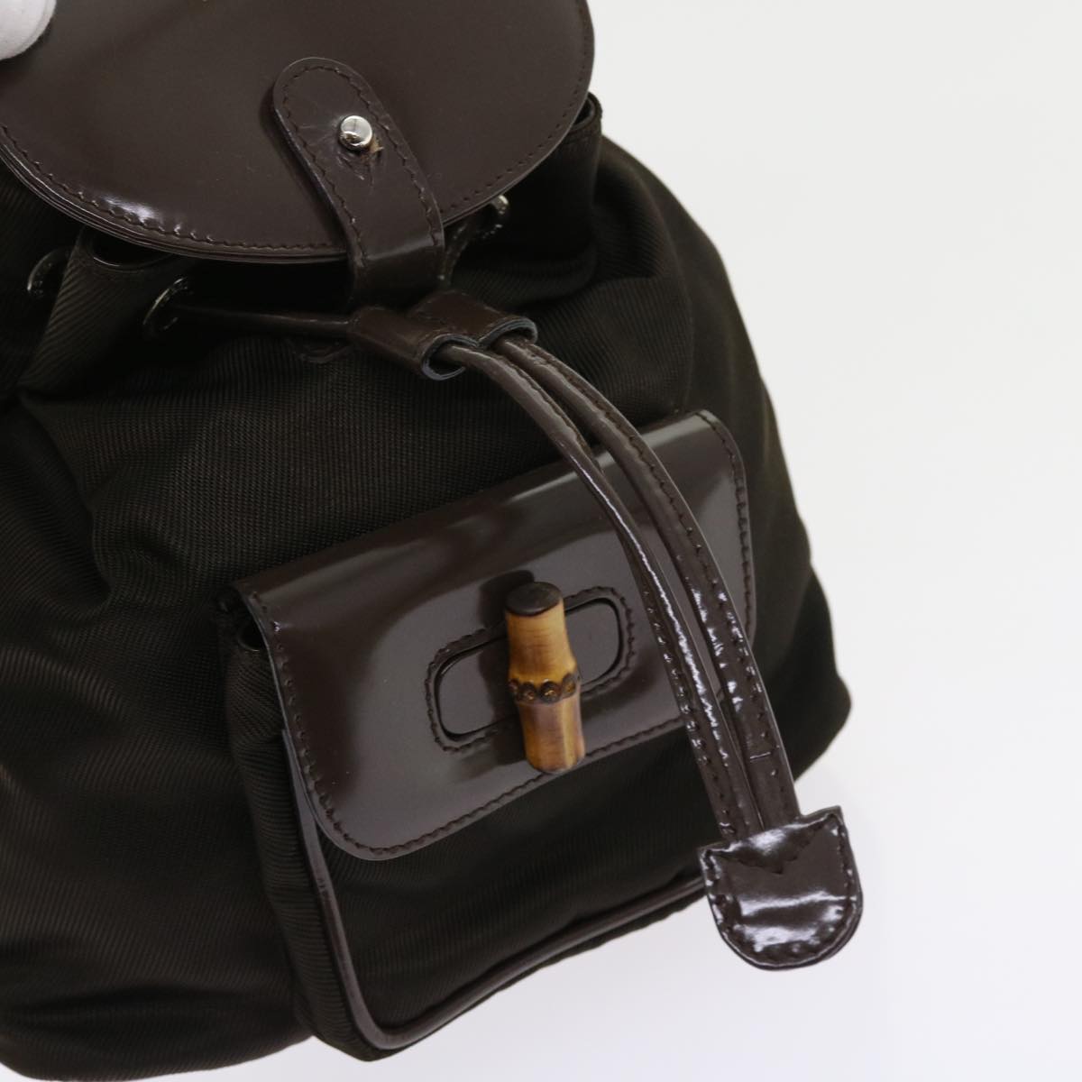 GUCCI Bamboo Backpack Canvas Brown 003 1998 0030 ep1946