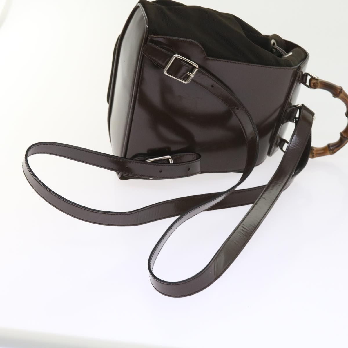 GUCCI Bamboo Backpack Canvas Brown 003 1998 0030 ep1946