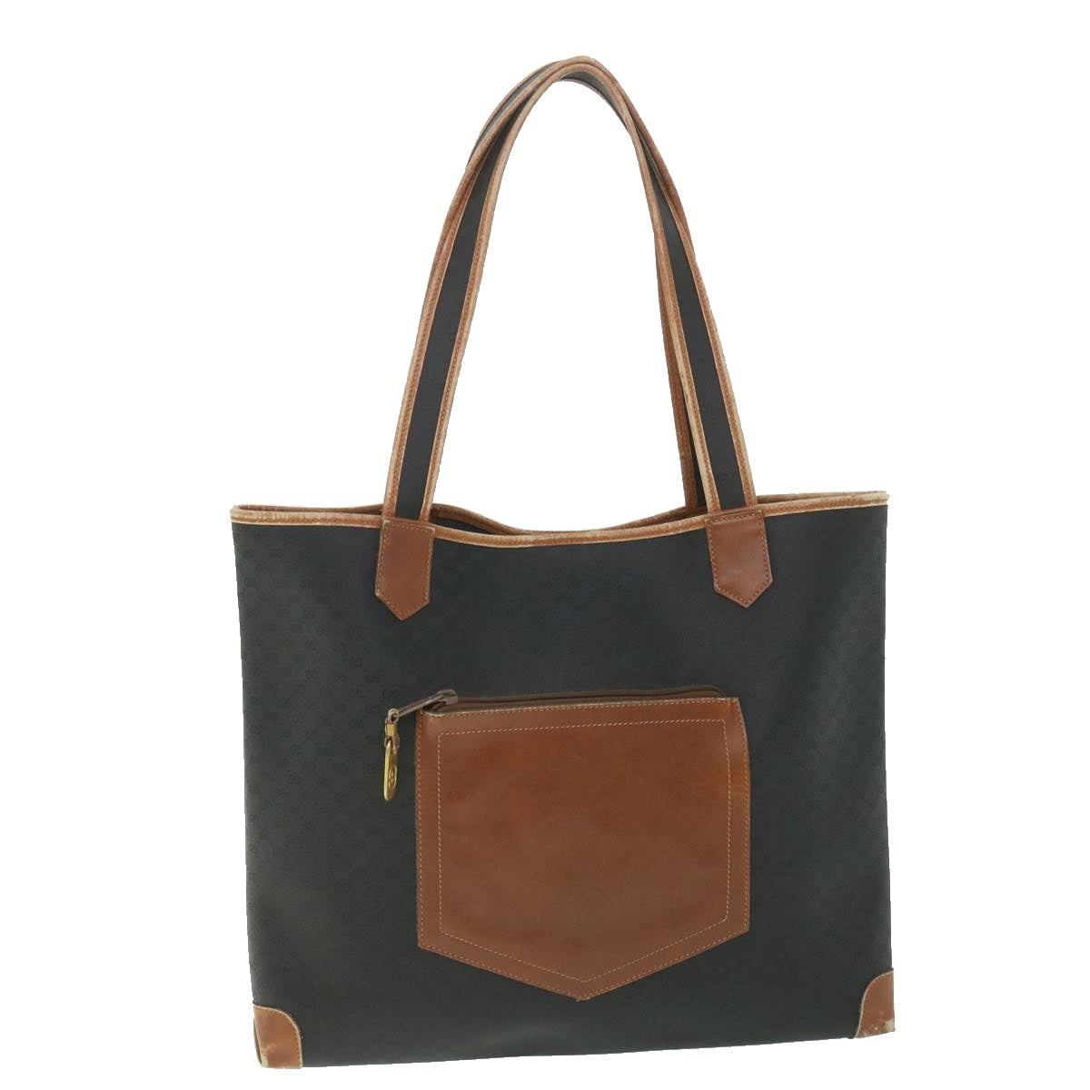 GUCCI Micro GG Supreme Tote Bag PVC Leather Black 002 098 0057 ep1949
