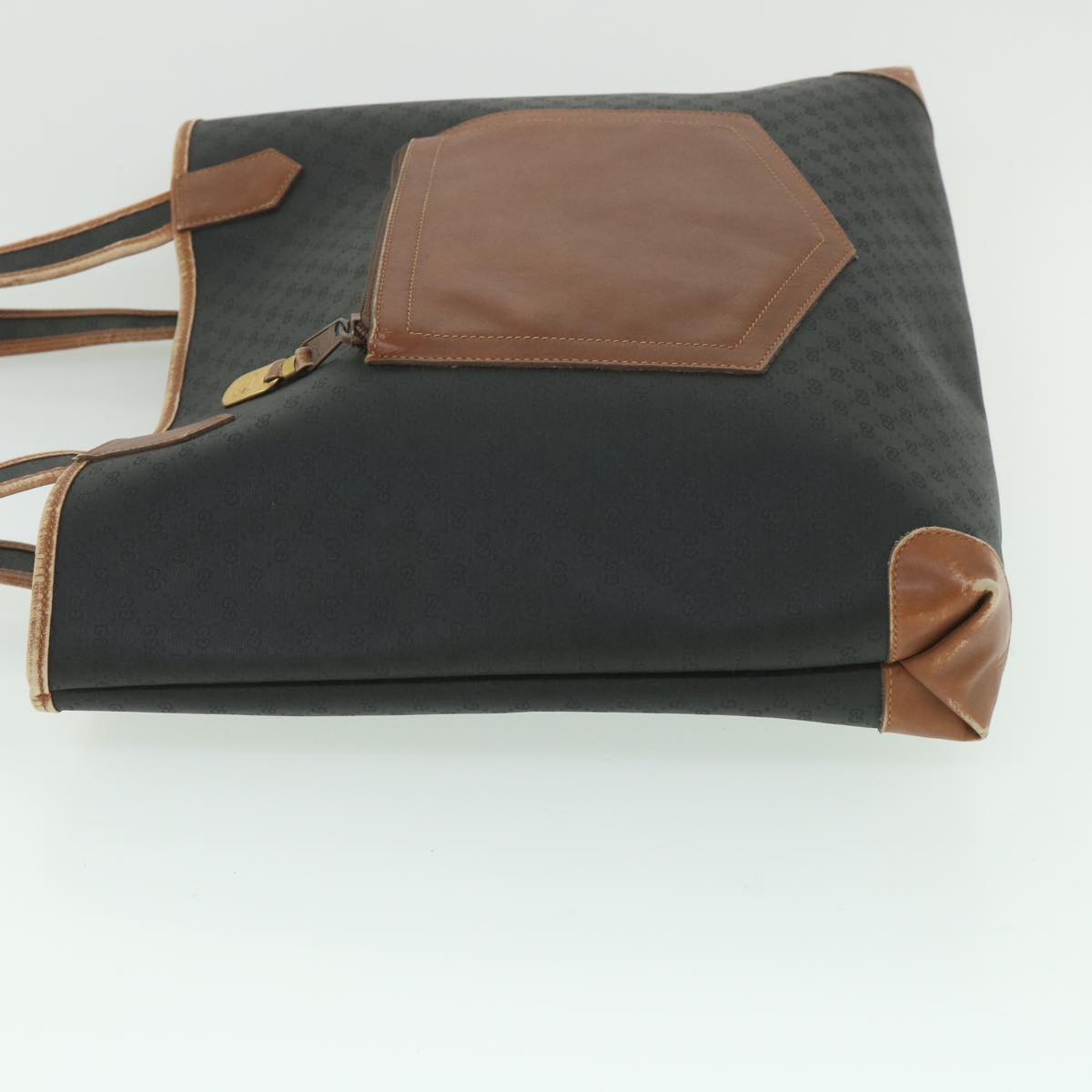 GUCCI Micro GG Supreme Tote Bag PVC Leather Black 002 098 0057 ep1949