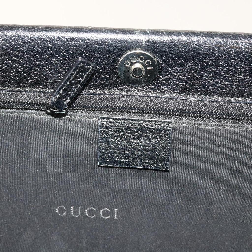 GUCCI Shoulder Bag Leather Black 002 1050 000406 ep1953