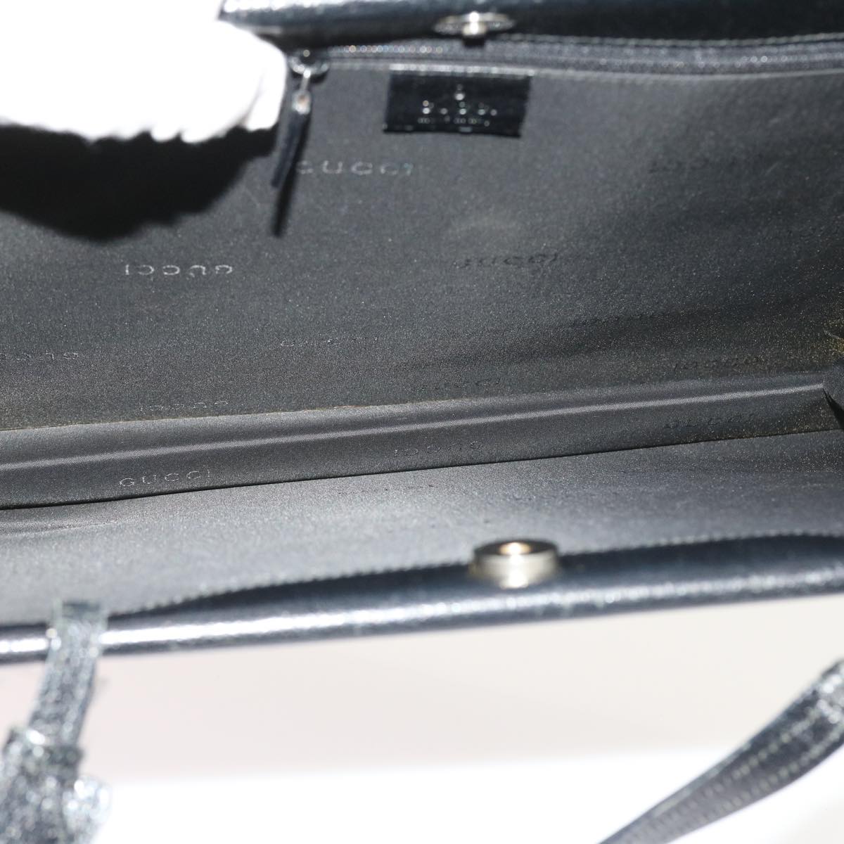 GUCCI Shoulder Bag Leather Black 002 1050 000406 ep1953