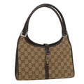 GUCCI Jackie GG Canvas Shoulder Bag Beige 01721 ep1958