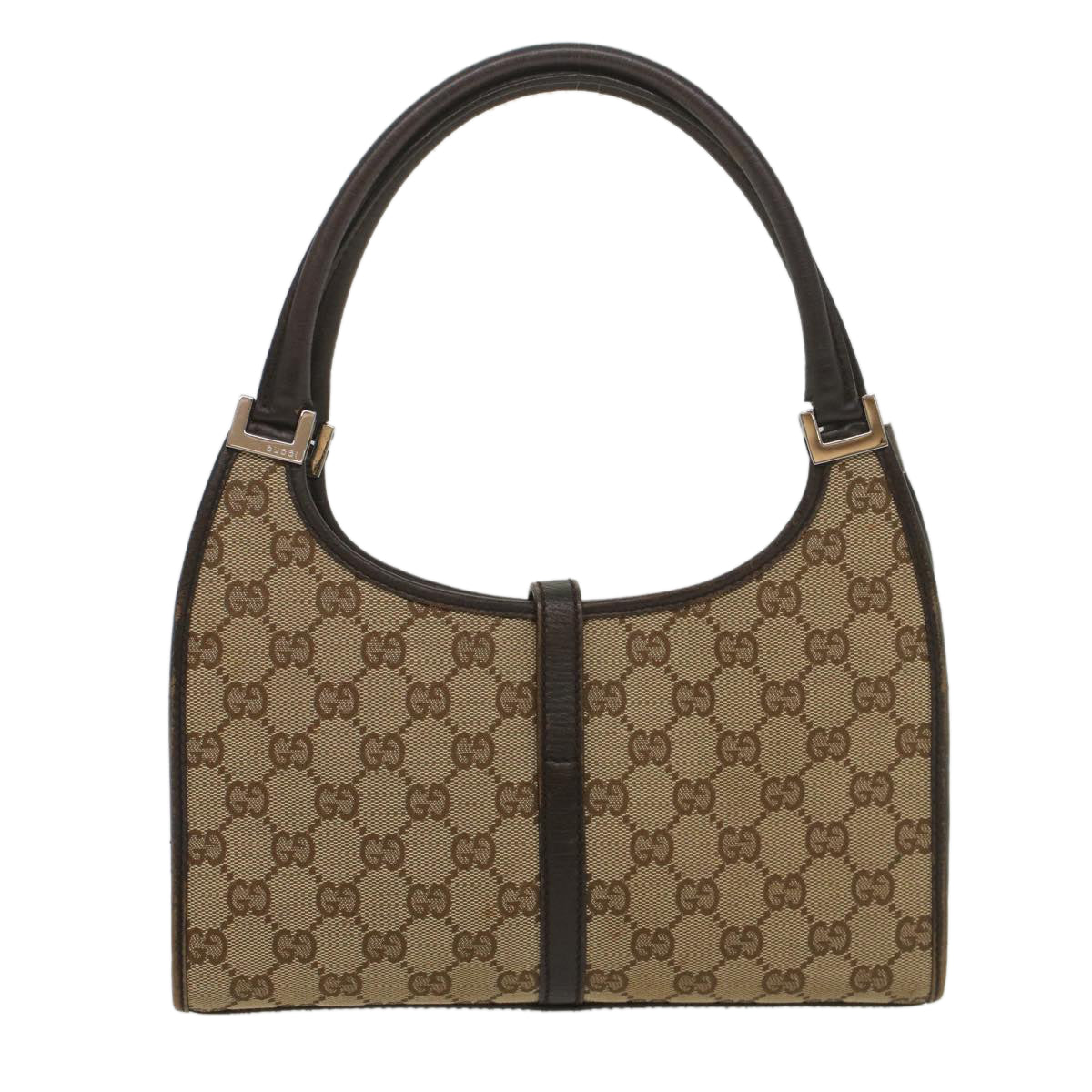 GUCCI Jackie GG Canvas Shoulder Bag Beige 01721 ep1958