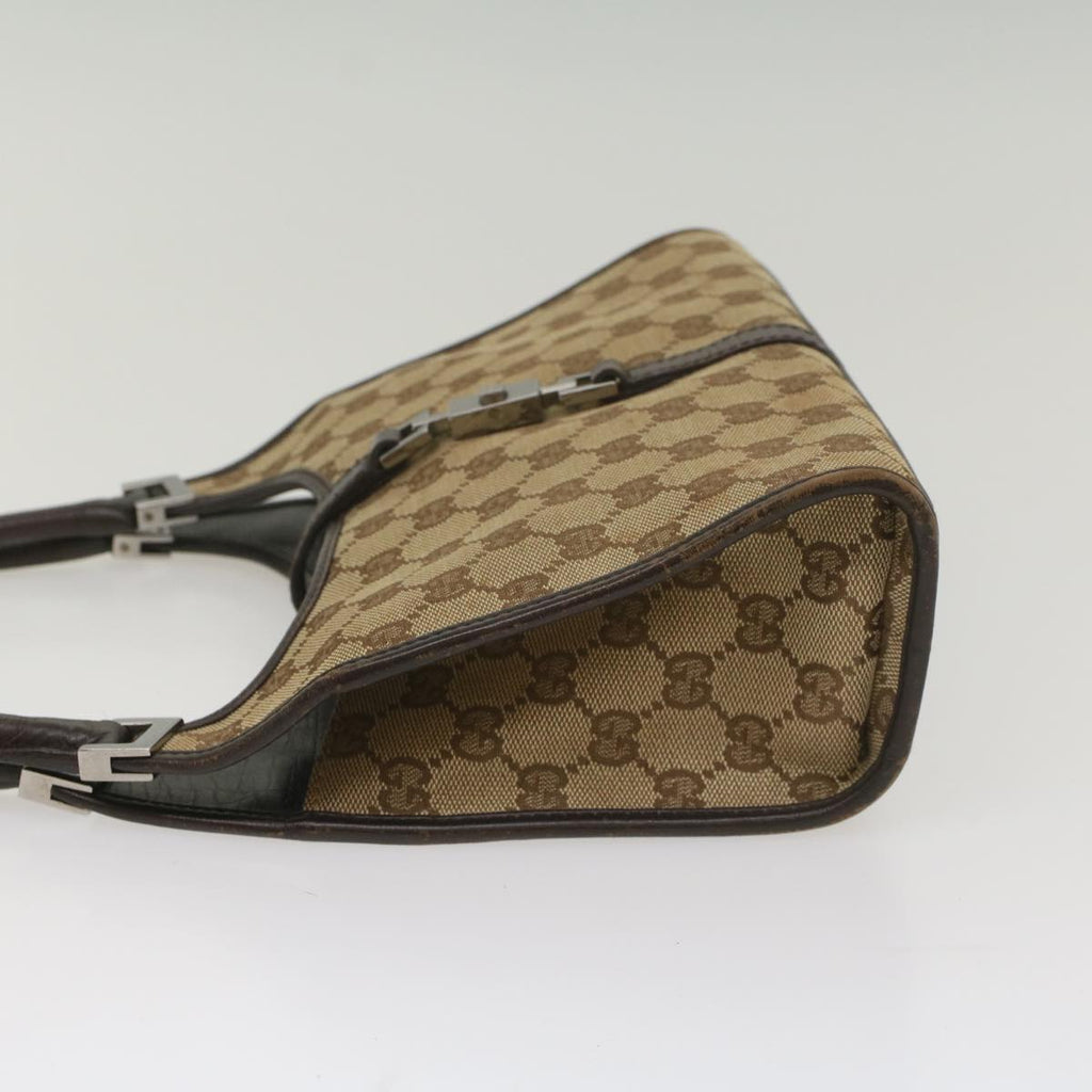 GUCCI Jackie GG Canvas Shoulder Bag Beige 01721 ep1958