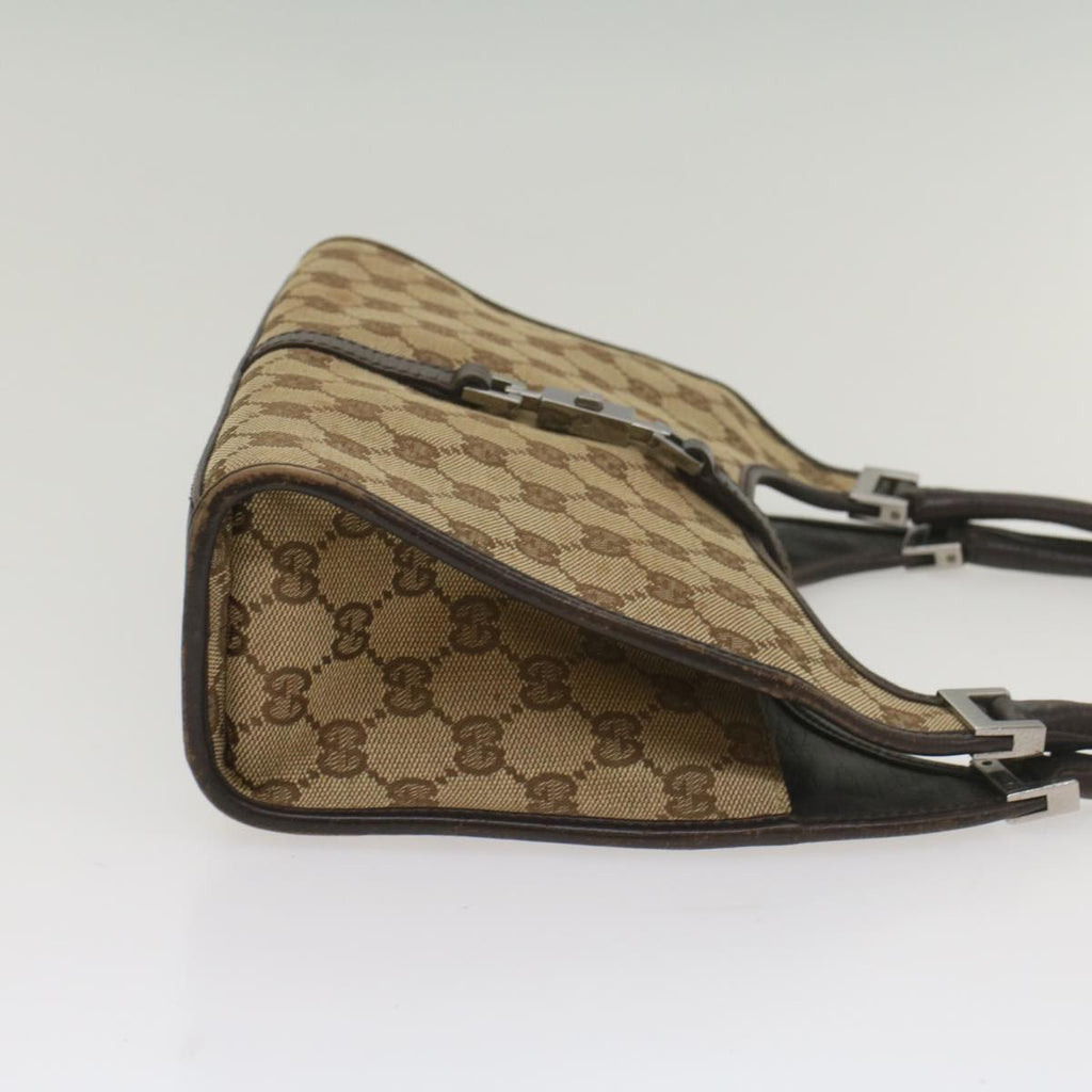 GUCCI Jackie GG Canvas Shoulder Bag Beige 01721 ep1958