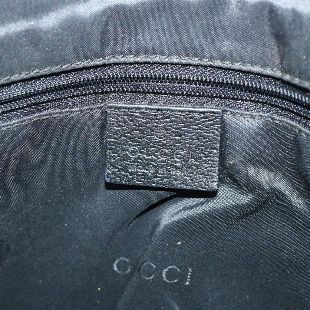 GUCCI Jackie Shoulder Bag Nylon Canvas Black 001 3355 ep1965