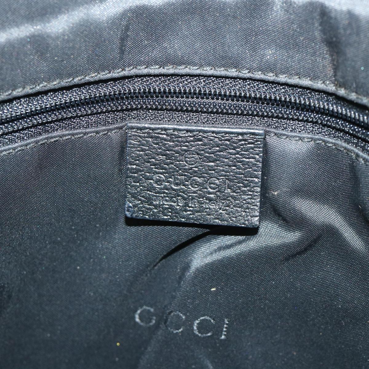 GUCCI Jackie Shoulder Bag Nylon Canvas Black 001 3355 ep1965
