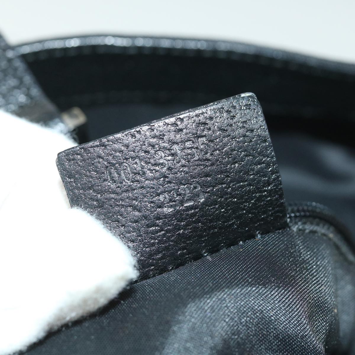 GUCCI Jackie Shoulder Bag Nylon Canvas Black 001 3355 ep1965