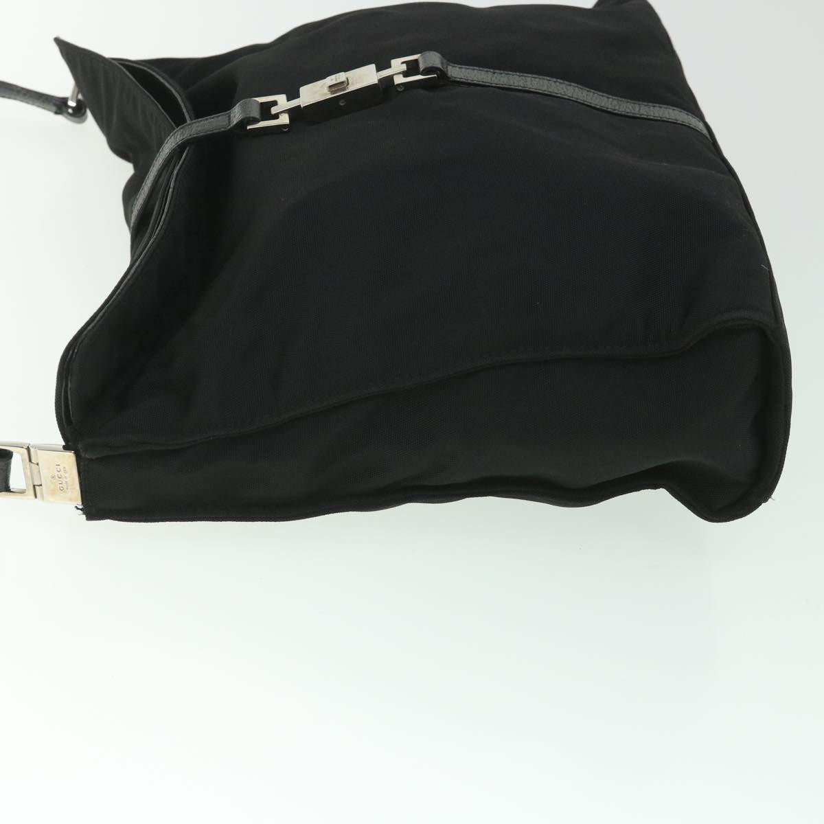 GUCCI Jackie Shoulder Bag Nylon Canvas Black 001 3355 ep1965