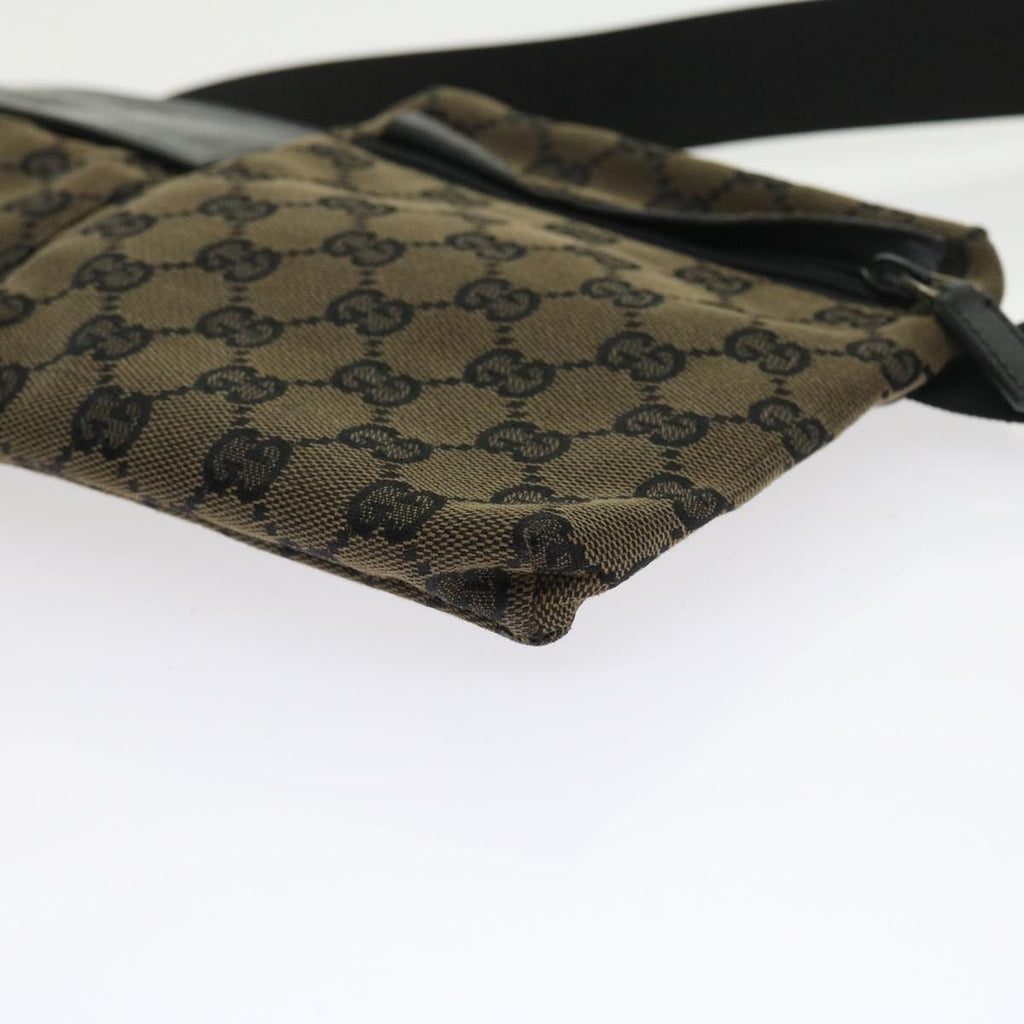 GUCCI GG Canvas Waist bag Brown 018 1621 ep1967