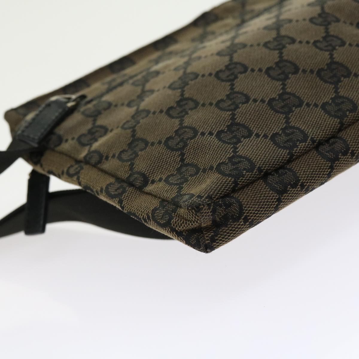 GUCCI GG Canvas Waist bag Brown 018 1621 ep1967