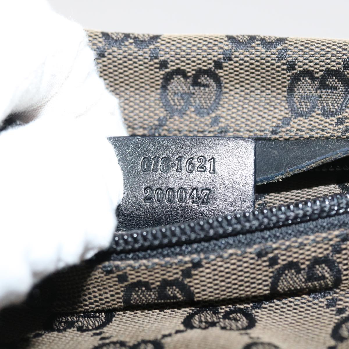GUCCI GG Canvas Waist bag Brown 018 1621 ep1967