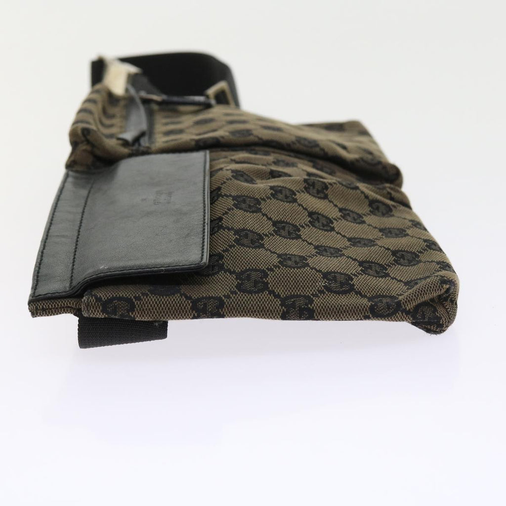 GUCCI GG Canvas Waist bag Brown 018 1621 ep1967