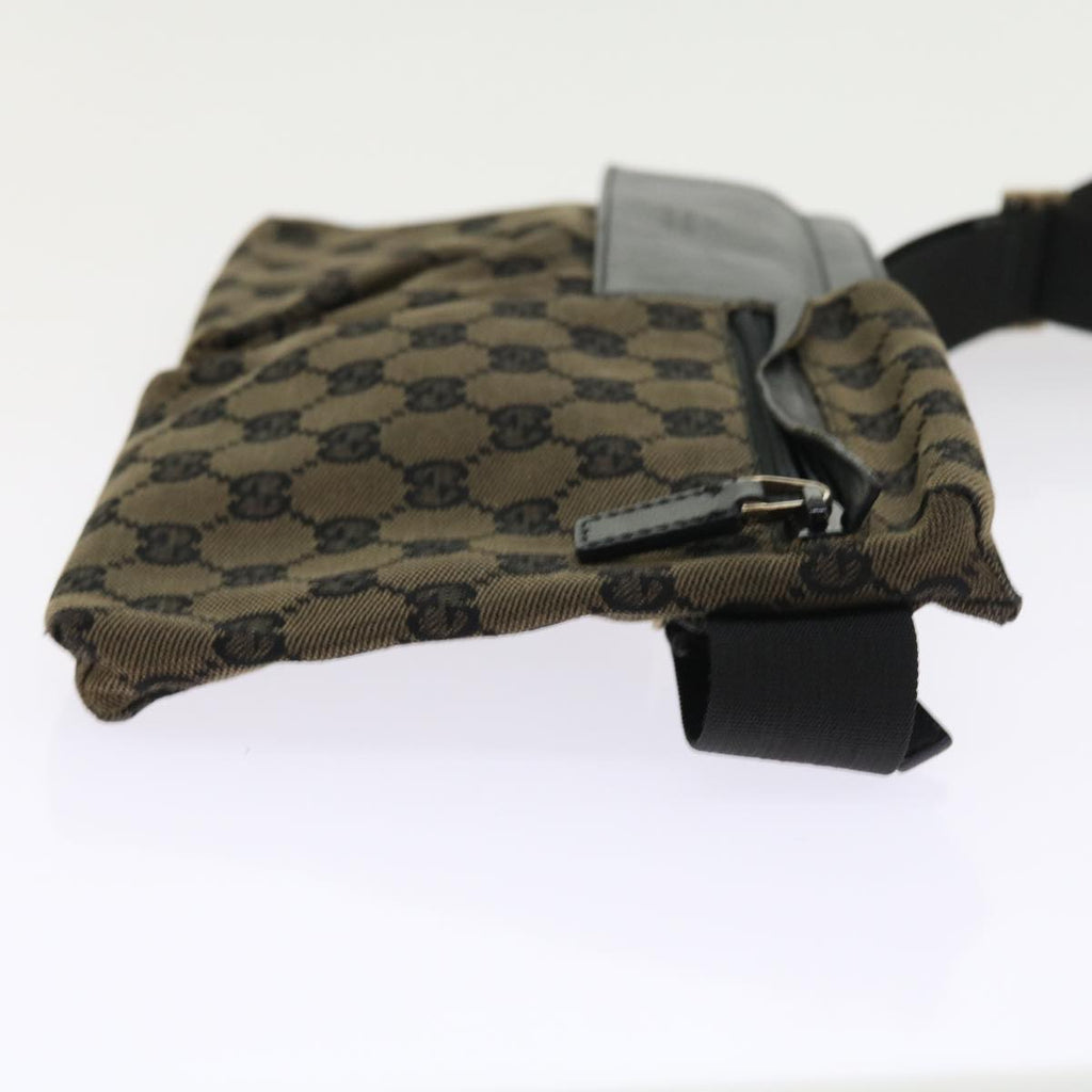 GUCCI GG Canvas Waist bag Brown 018 1621 ep1967