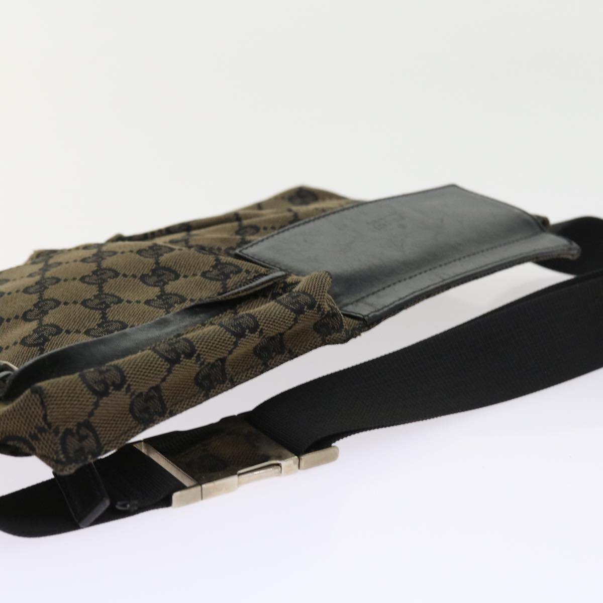 GUCCI GG Canvas Waist bag Brown 018 1621 ep1967