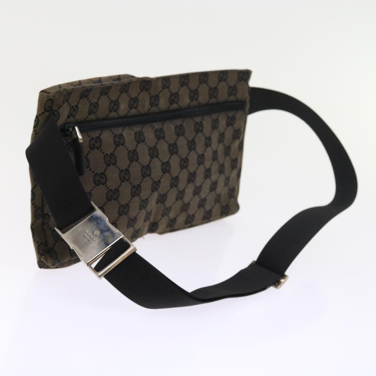 GUCCI GG Canvas Waist bag Brown 018 1621 ep1967