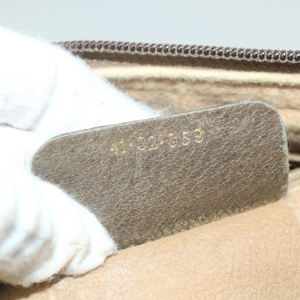 GUCCI GG Canvas Shoulder Bag PVC Leather Beige ep1976