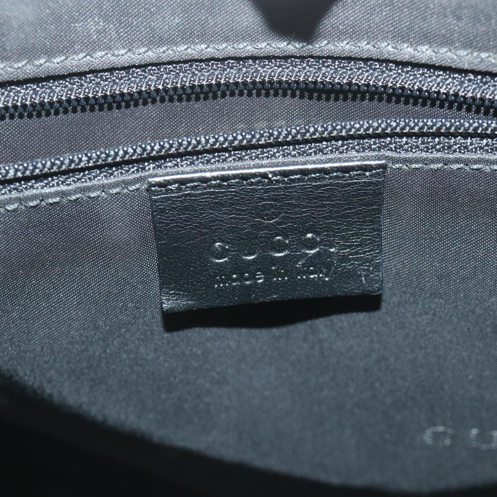 GUCCI Jackie Hand Bag Nylon Canvas Black 002 1072 001364 ep1979