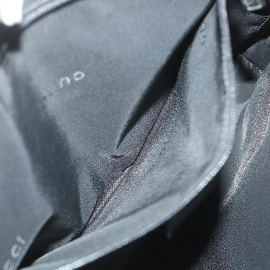 GUCCI Jackie Hand Bag Nylon Canvas Black 002 1072 001364 ep1979