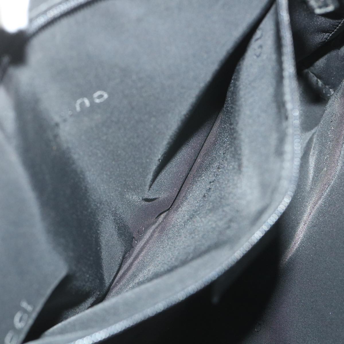 GUCCI Jackie Hand Bag Nylon Canvas Black 002 1072 001364 ep1979
