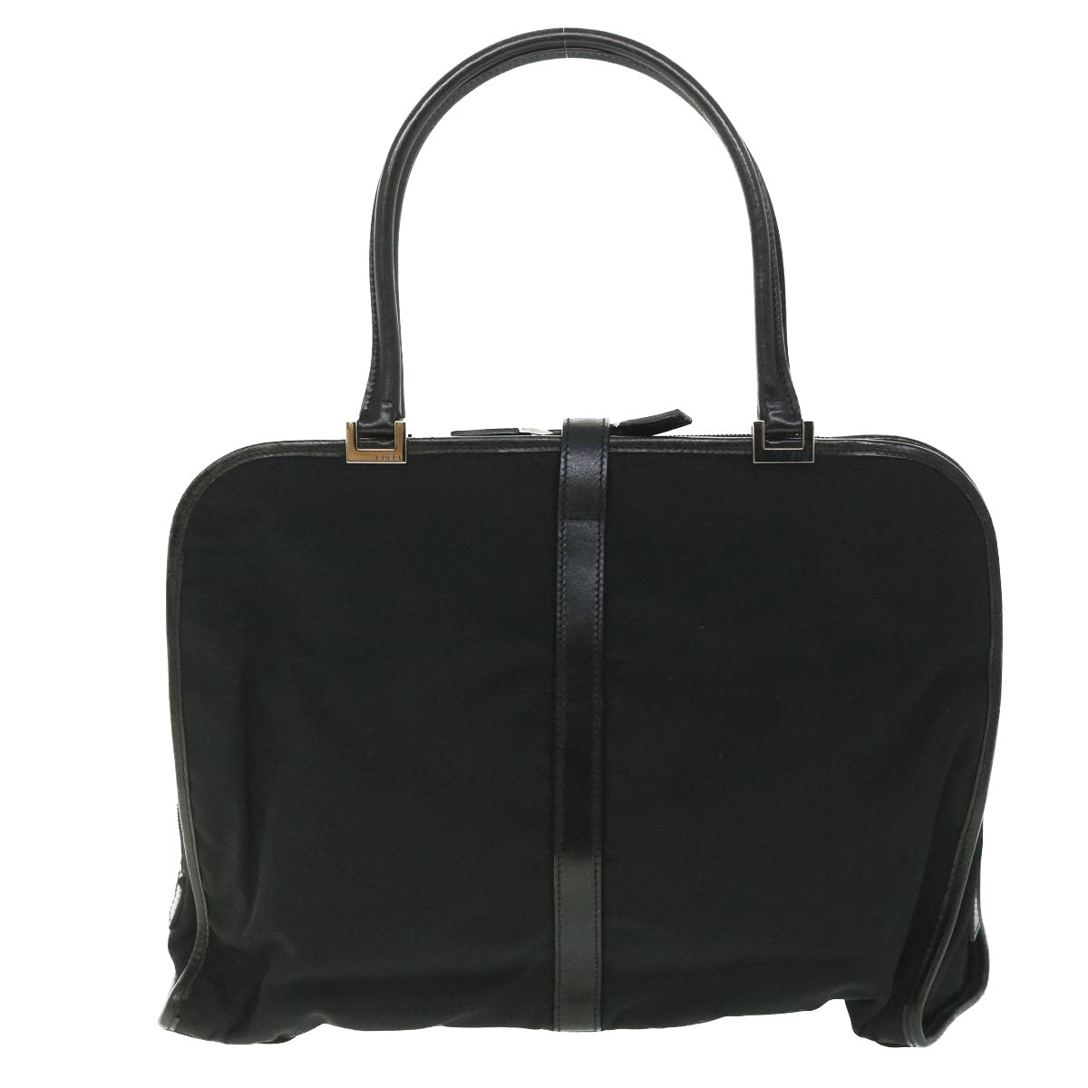 GUCCI Jackie Hand Bag Nylon Canvas Black 002 1072 001364 ep1979