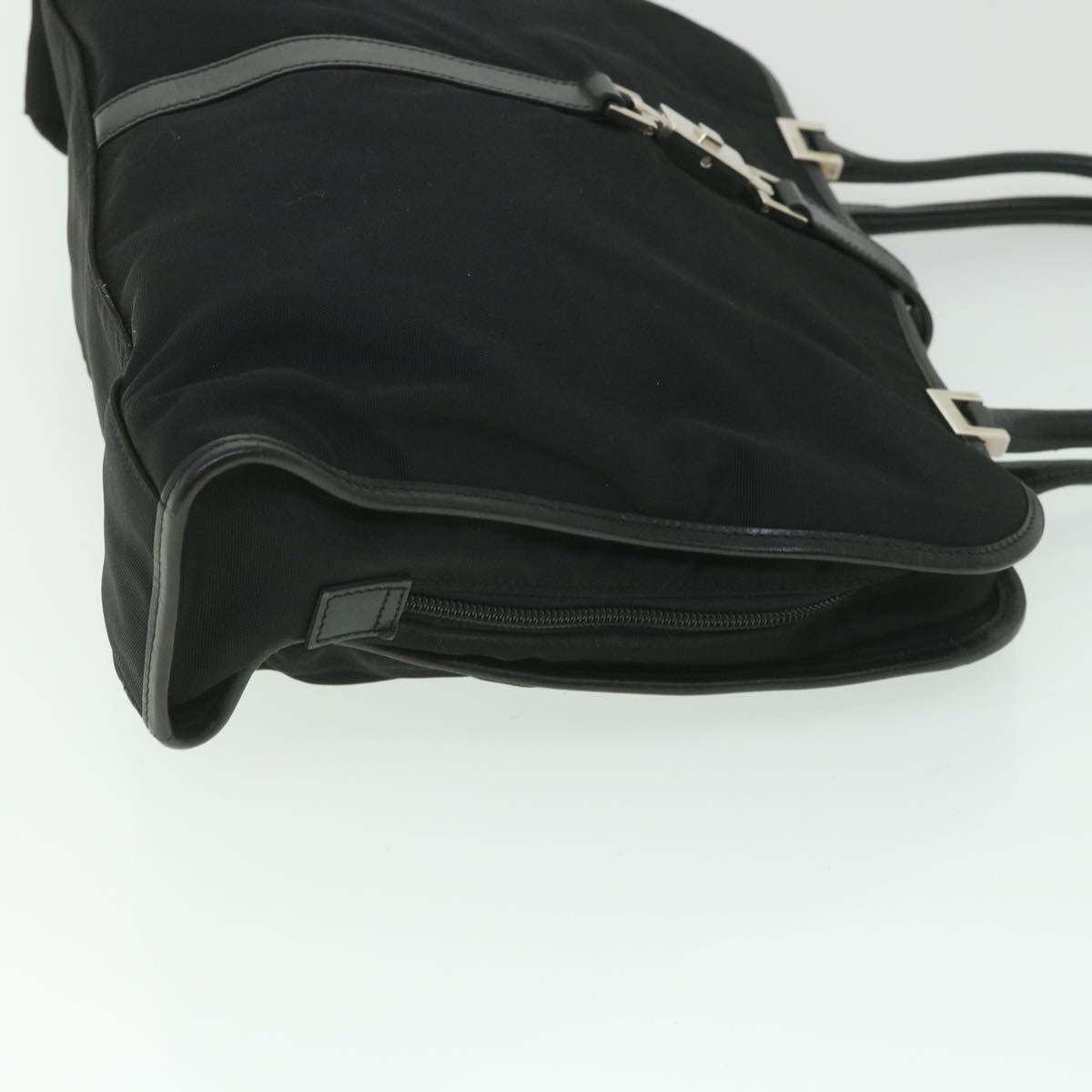 GUCCI Jackie Hand Bag Nylon Canvas Black 002 1072 001364 ep1979