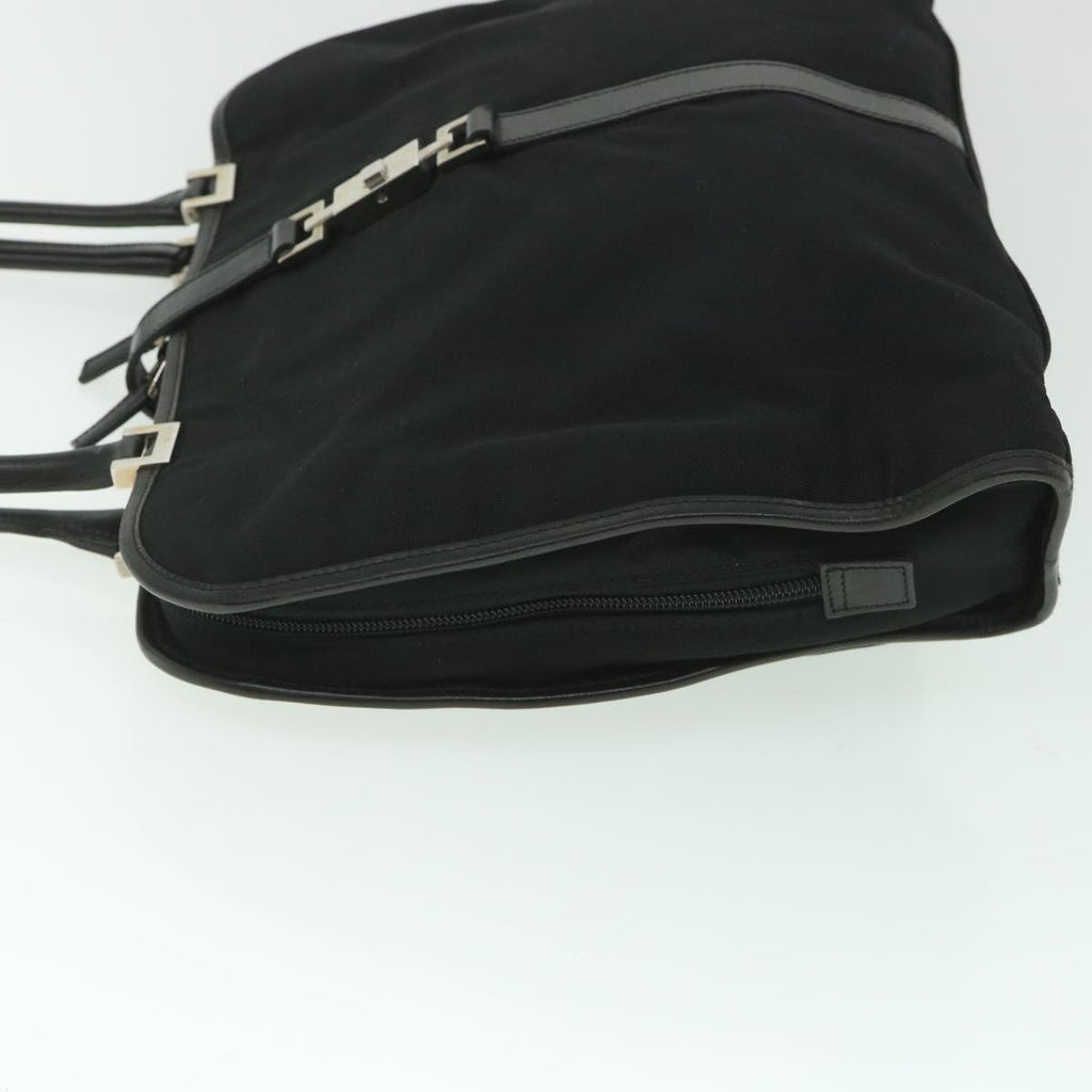 GUCCI Jackie Hand Bag Nylon Canvas Black 002 1072 001364 ep1979