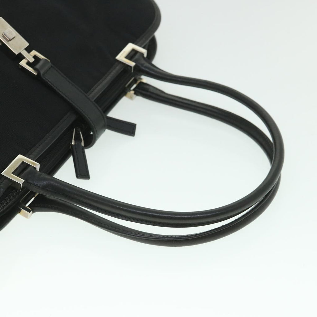 GUCCI Jackie Hand Bag Nylon Canvas Black 002 1072 001364 ep1979