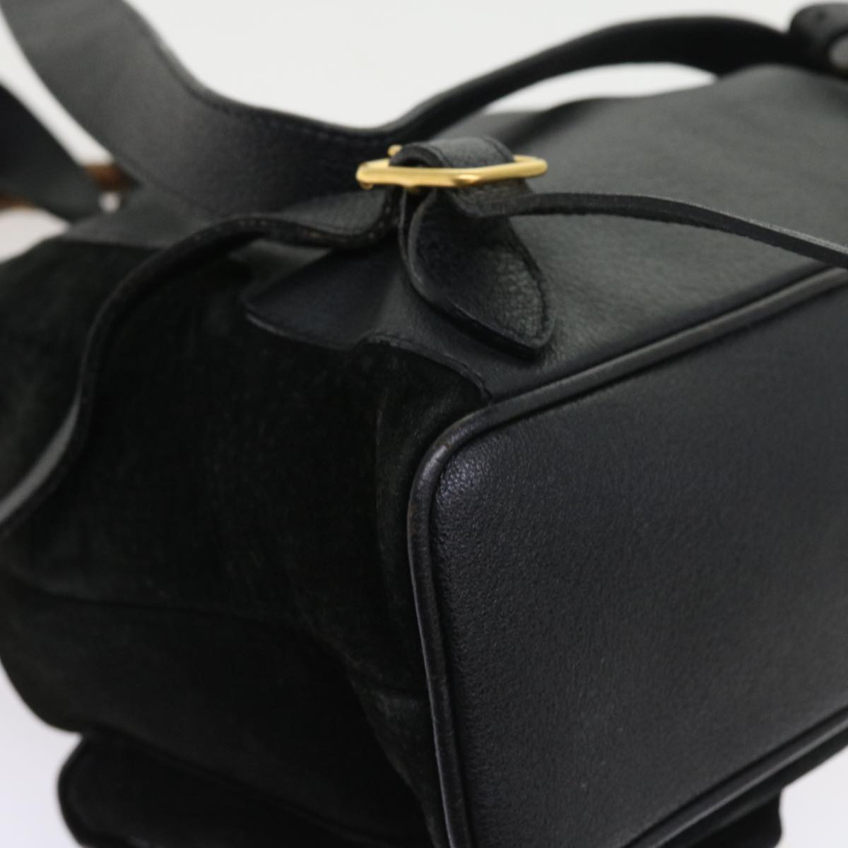 GUCCI Bamboo Backpack Suede Black 003 2058 0016 ep2009