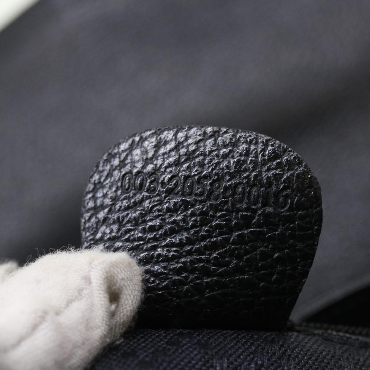 GUCCI Bamboo Backpack Suede Black 003 2058 0016 ep2009
