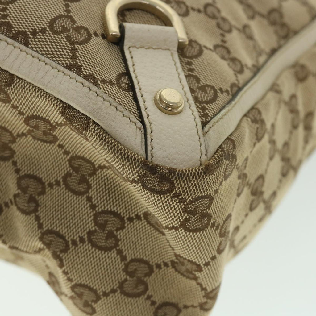 GUCCI GG Canvas Tote Bag Beige 141472 ep2013