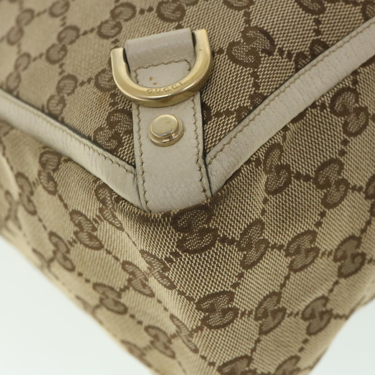 GUCCI GG Canvas Tote Bag Beige 141472 ep2013
