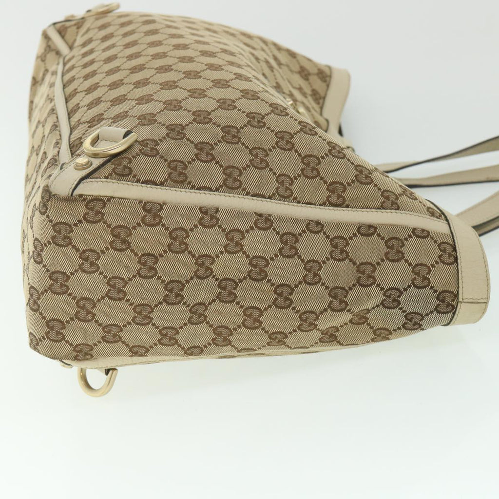 GUCCI GG Canvas Tote Bag Beige 141472 ep2013