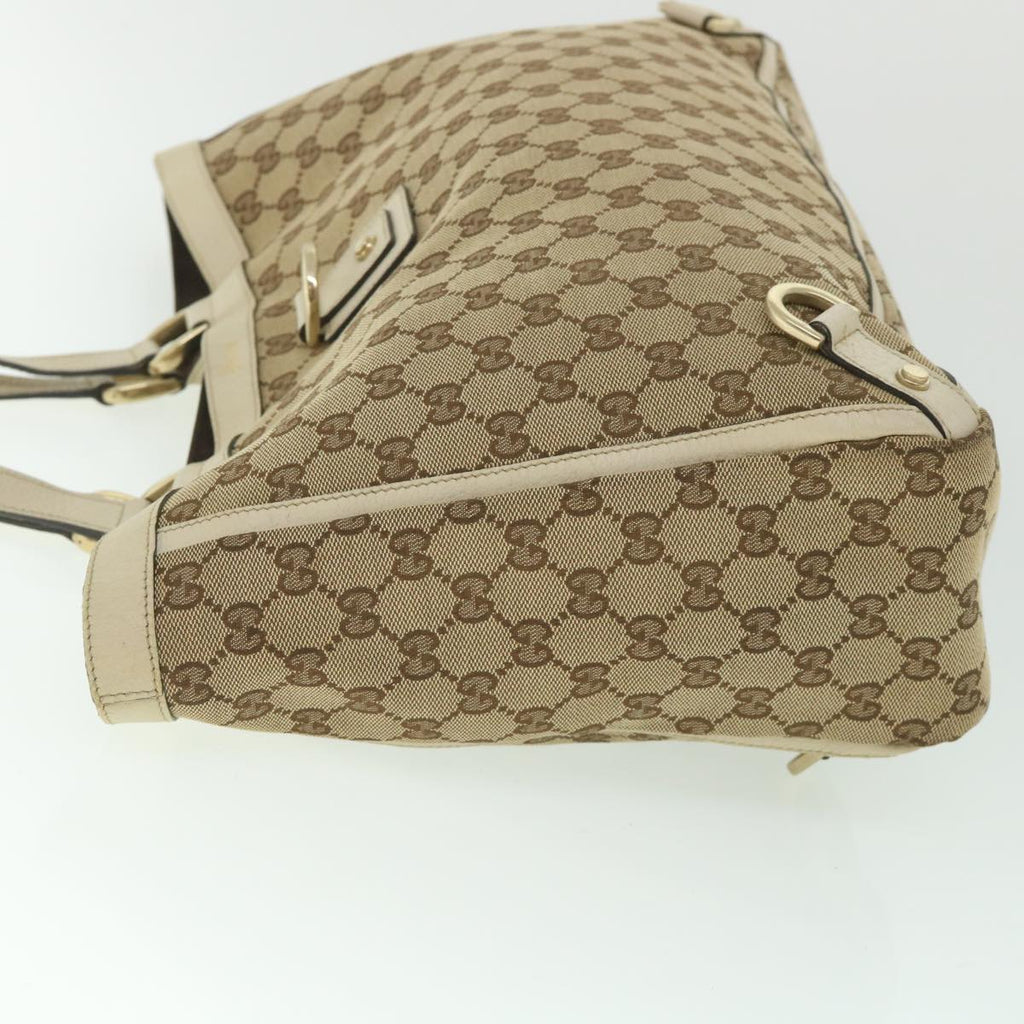GUCCI GG Canvas Tote Bag Beige 141472 ep2013